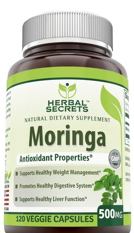 Amazing Nutrition Herbal Secrets Moringa 4:1 Extract 500 mg 120 capvegi