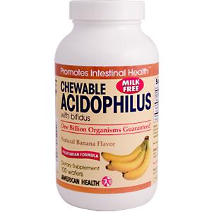 American Health Acidophilus Chewable Banana 100 wafers-UNAVAILABLE