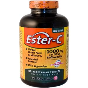 American Health Ester-C w/Citrus Bioflavonoids 1000mg 180 tab vegi