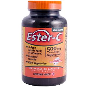 American Health Ester-C w/Citrus Bioflavonoids 500mg 120 cap vegi