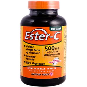 American Health Ester-C w/Citrus Bioflavonoids 500mg 225 tab vegi