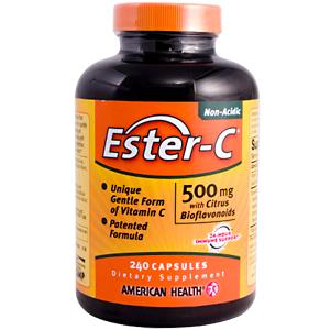 American Health Ester-C w/Citrus Bioflavonoids 500mg 240 caps