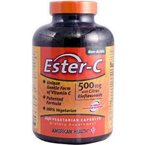 American Health Ester-C w/Citrus Bioflavonoids 500mg 240 cap vegi