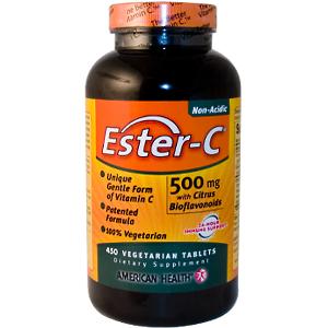 American Health Ester-C w/Citrus Bioflavonoids 500mg 450 tab vegi
