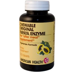 American Health Papaya Enzyme Original Chewable 250 tabs-OUT OF STOCK