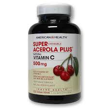 American Health Super Acerola Plus Chewable 500mg 50 tabs      TEMPORARILY UNAVAILABLE