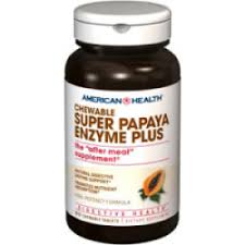 American Health Super Papaya Enzyme Plus Chewable 90 wafers
