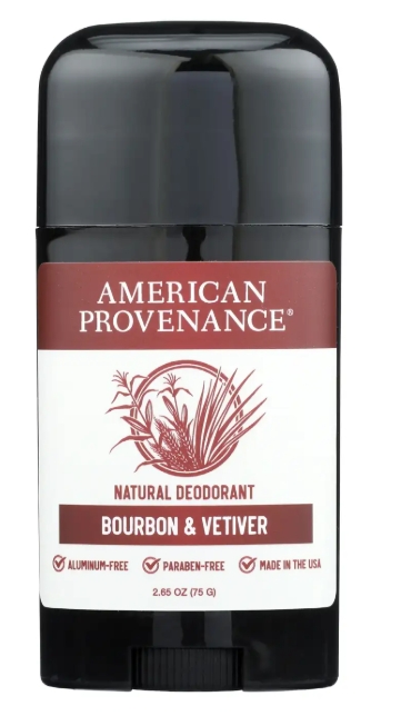 American Provenance Natural Deodorant Bourbon & Vetiver 2.65 oz stick