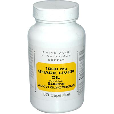 Amino Acid & Botanical Supply Akylglycerols 1000Mg 60 cap-UNAVAILABLE
