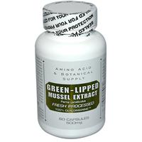 Amino Acid & Botanical Supply Green Lipped Mussel 60 cap-OUT OF STOCK