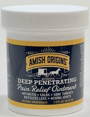 Amish Origins Penetrating Pain Relief Ointment 3.5oz     TEMPORARILY UNAVAILALE