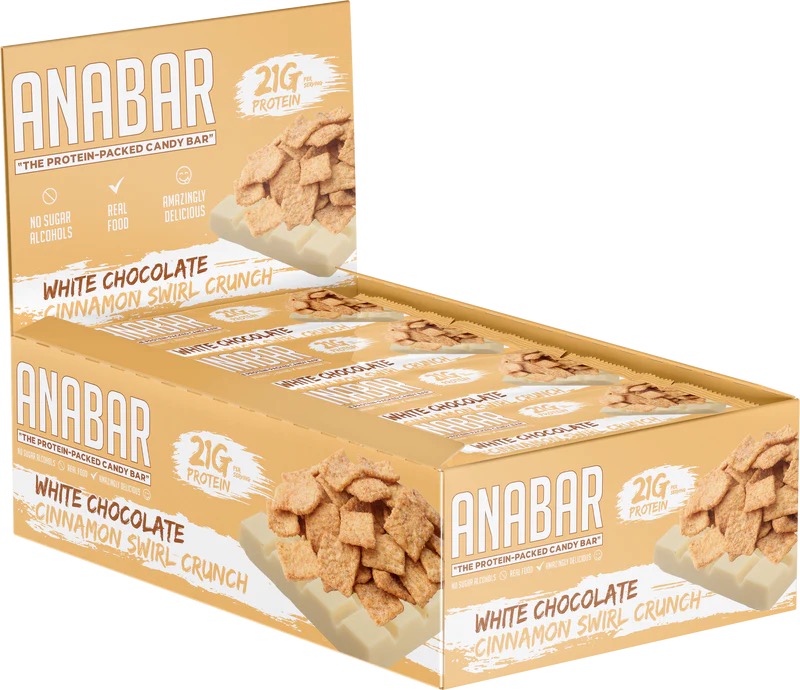 Anabar - Anabar White Chocolate Cinnamon Swirl Crunch 12 Bars