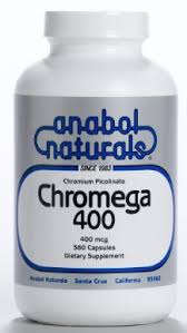 Anabol Naturals Chromium Picolinate Mega 400 Mcg 90 Caps