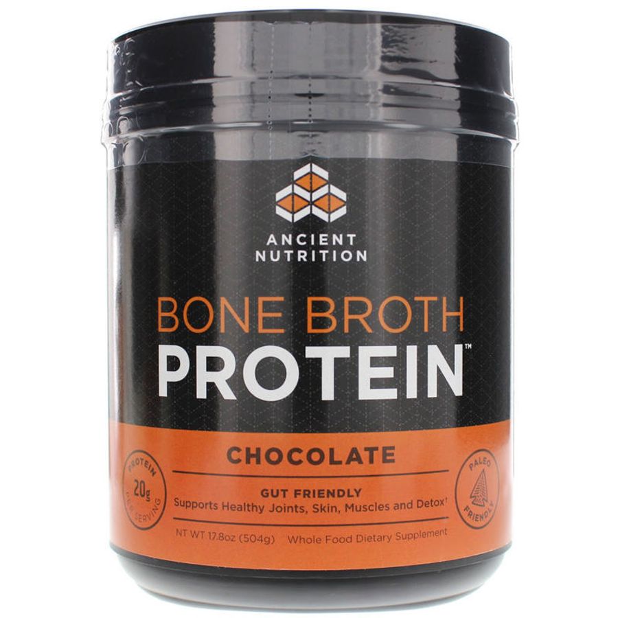 Ancient Nutrition - Bone Broth Protein Chocolate 504g