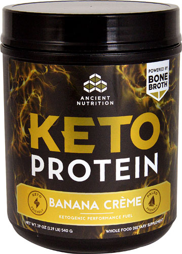 Ancient Nutrition -  Keto Protein  Ba Creme 540g