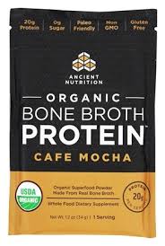 Ancient Nutrition - Organic Bone Broth Protein - Cafe Mocha Packet 1 Serving