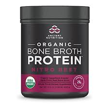 Ancient Nutrition - Organic Bone Broth Protein - Nitro Beet 490g