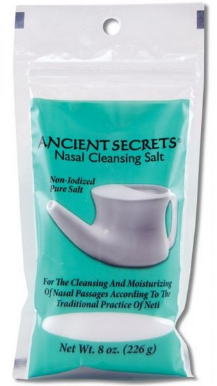 Ancient Secrets Nasal Cleansing Salt Bag 8 oz