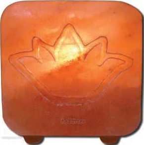 Ancient Secrets Salt Tea Light Holder-Lotus 1 unit