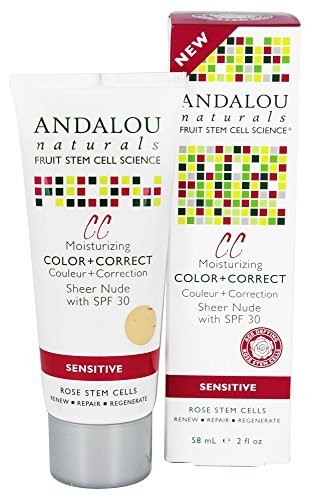 Andalou Naturals - 1000 Roses Color and Correct Sheer Nude Spf 30 Sensitive 2 floz