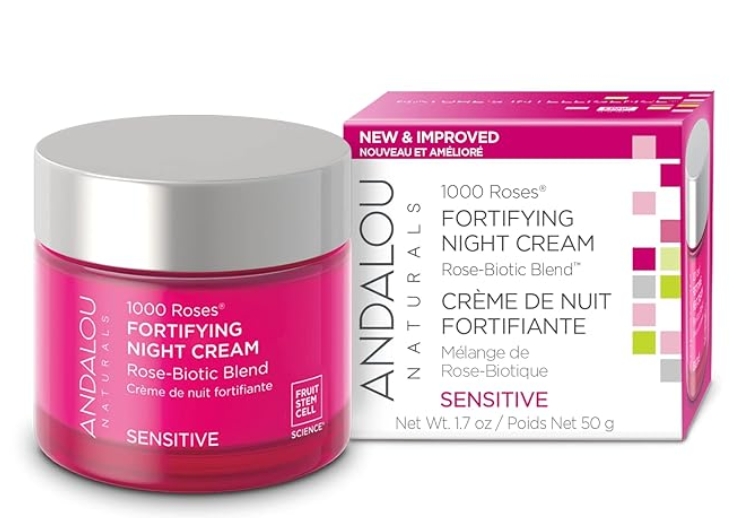 Andalou Naturals - 1000 Roses Fortifying Night Cream 1.7 ounce