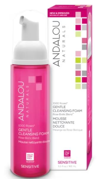 Andalou Naturals - 1000 Roses Gentle Cleansing Foam 5.5 ounce