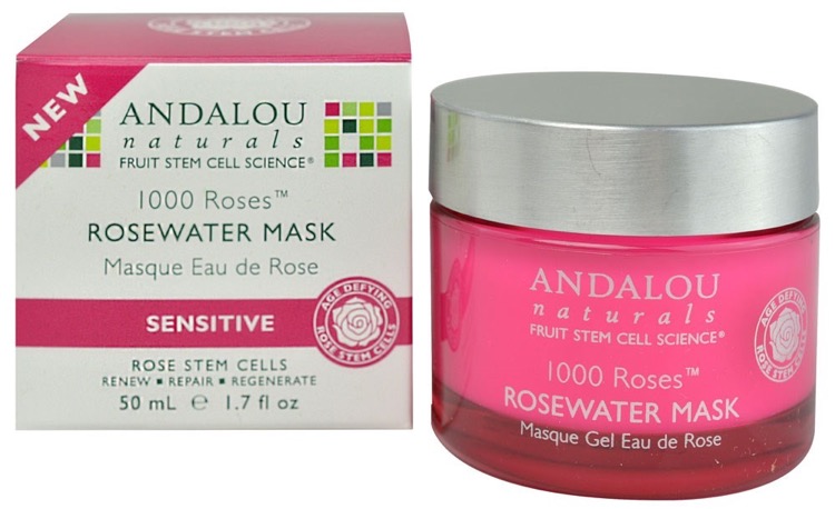 Andalou Naturals - 1000 Roses Rosewater Gel Mask Sensitive  1.7 floz