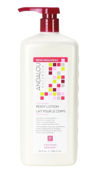 Andalou Naturals - 1000 Roses Soothing Body Lotion 32 ounce-UNAVAILABLE