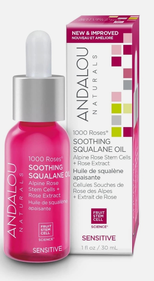Andalou Naturals - 1000 Roses Soothing Squalene Oil 1 ounce