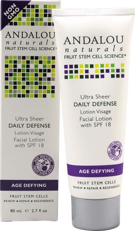 Andalou Naturals - Age Defying Facial Lotion Daily Defense With Spf 18  2.7 floz