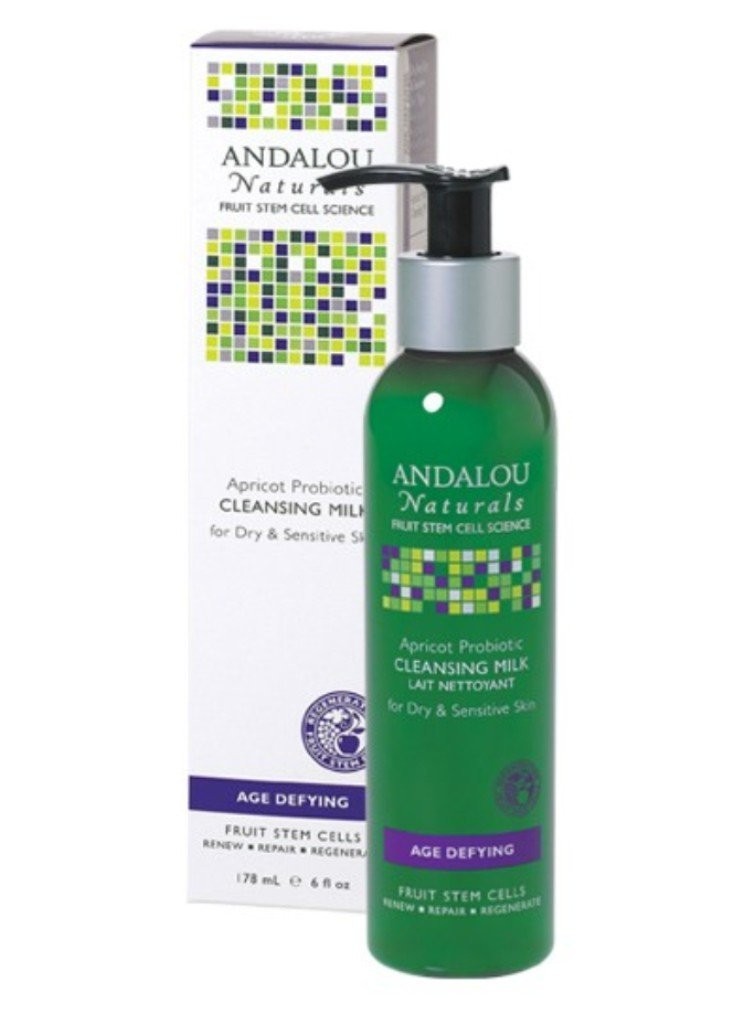 Andalou Naturals - Age Defying Probiotic Cleansing Milk Apricot 6 floz