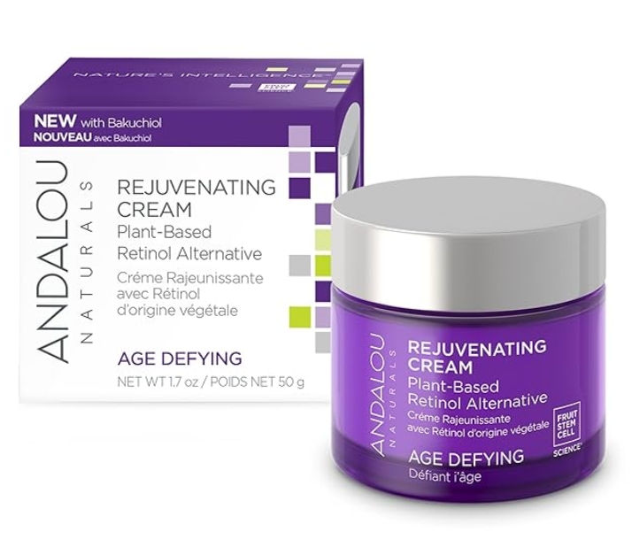 Andalou Naturals - Age Defying Rejuvenating Plant Based Retinol Alternative Cream 1.7 ounce
