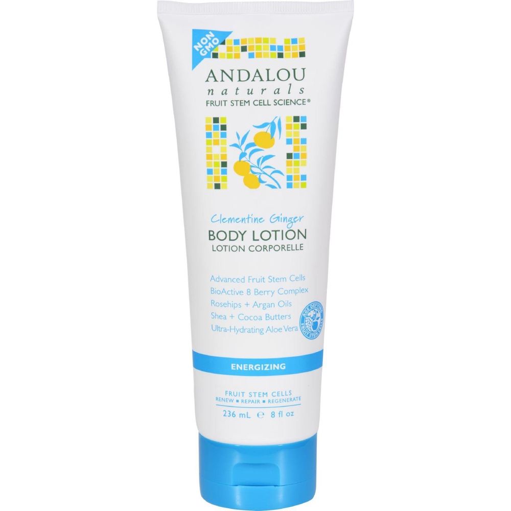Andalou Naturals - Body Lotion Clementine Ginger 8 floz-OUT OF STOCK