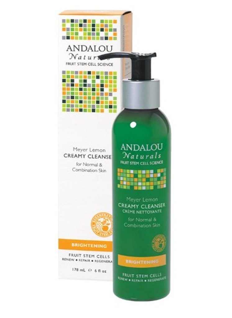 Andalou Naturals - Brightening Creamy Cleanser Meyer Lemon and C  6 floz
