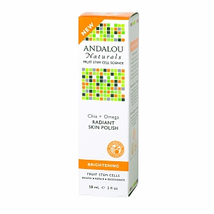 Andalou Naturals - Brightening Radiant Skin Polish Chia and Omega 2 oz-OUT OF STOCK