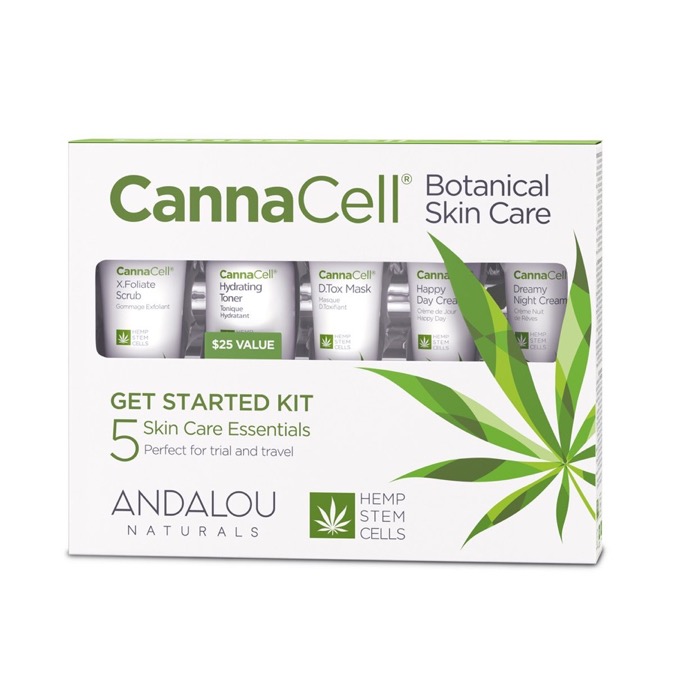 Andalou Naturals - CannaCell Botanical Kit  5 piece