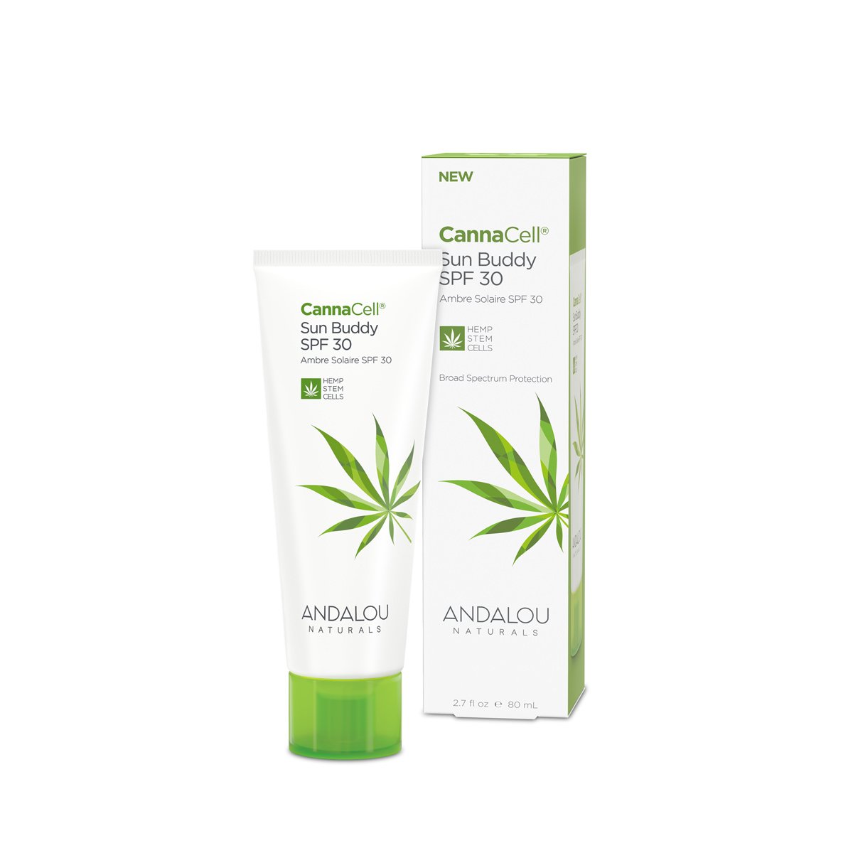 Andalou Naturals - CannaCell Sun Buddy Spf 30   2.7 floz
