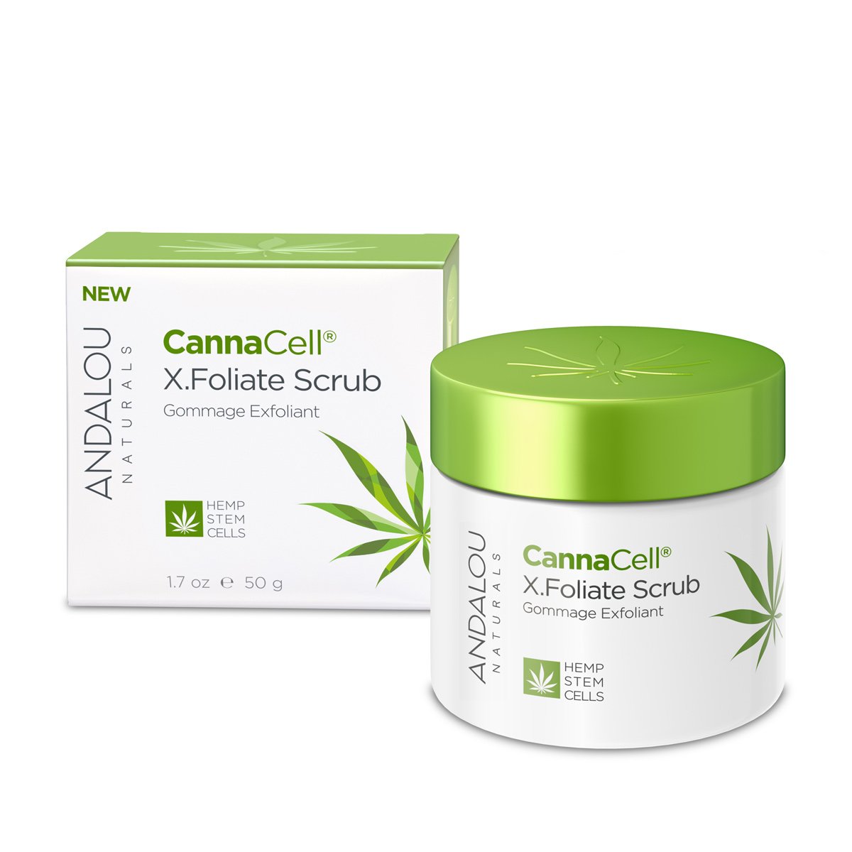 Andalou Naturals - CannaCell Xfoliate Scrub   1.7 oz