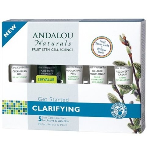 Andalou Naturals - Clarifying Get Started Skin Care Essentials 5 Piece