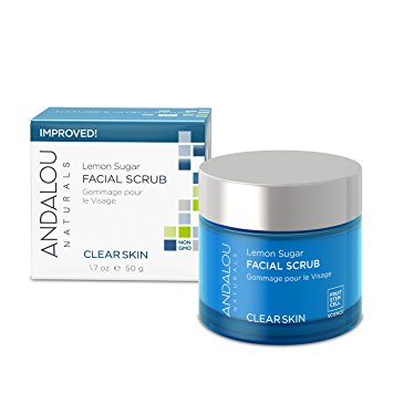 Andalou Naturals - Clear Skin Facial Scrub Lemon Sugar 1.7 oz-OUT OF STOCK