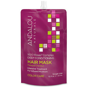 Andalou Naturals - Color Care Deep Conditioning Hair Mask 1000 Roses Complex 1.5 floz-OUT OF STOCK