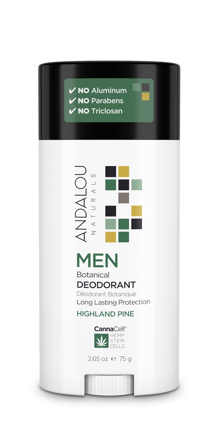 Andalou Naturals - Deodorant Men Botanical  3.25 oz-UNAVAILABLE