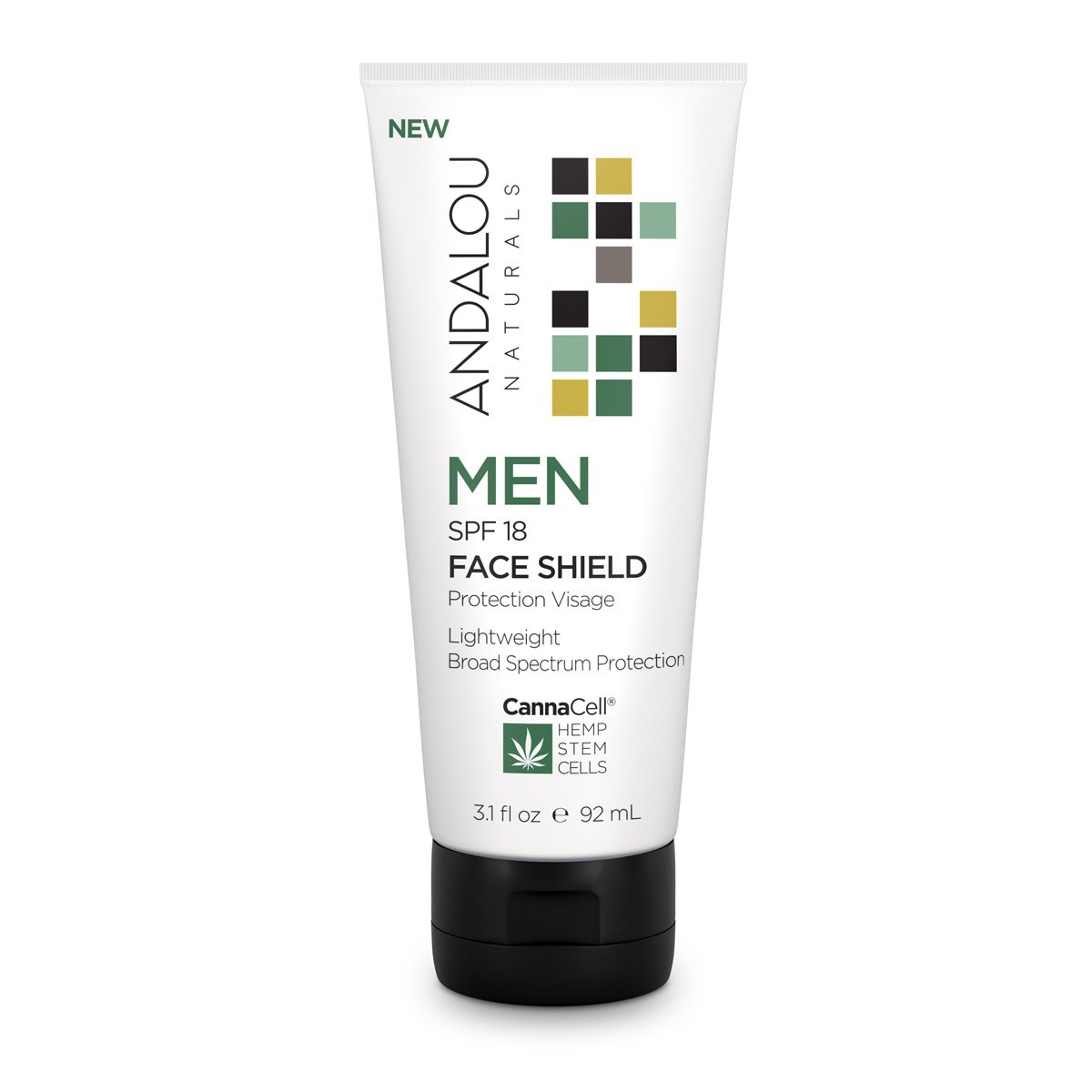 Andalou Naturals - Face Shield Men Spf 18  3.1 floz-OUT OF STOCK