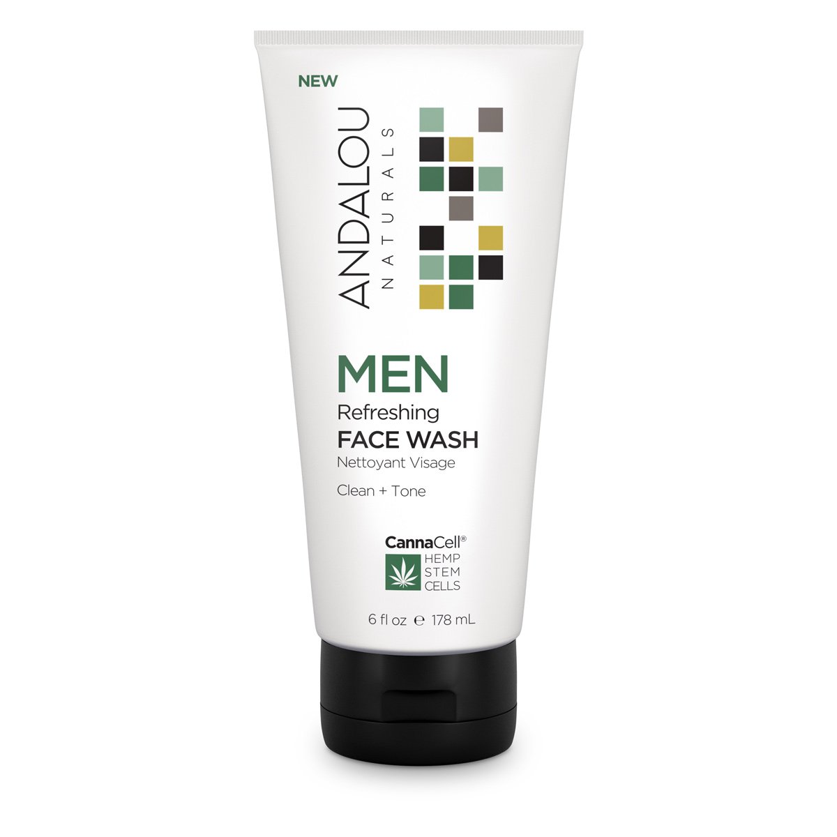 Andalou Naturals - Face Wash Men Refreshing 6 floz-OUT OF STOCK