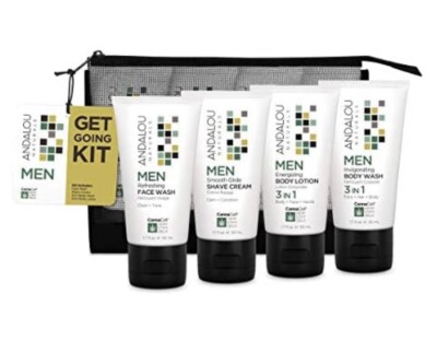 Andalou Naturals - Get Going Kit Men  4 piece