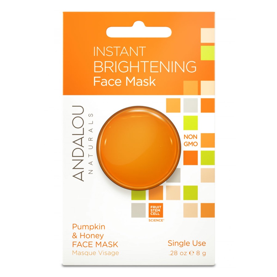Andalou Naturals - Instant Brightening Face Mask Pumpkin & Honey  0.28 oz