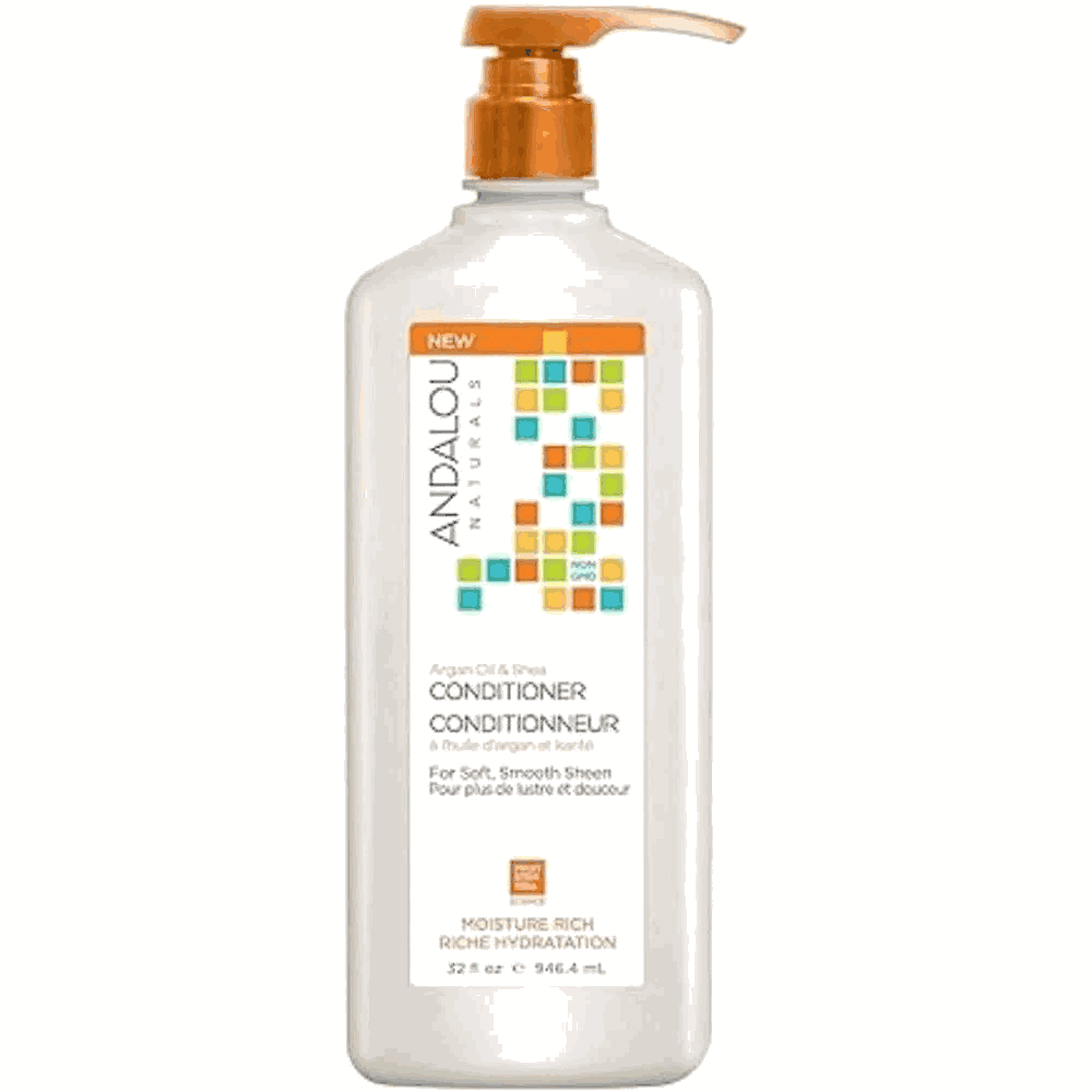 Andalou Naturals - Moisture Rich Conditioner Argan Oil & Shea 32 ounce