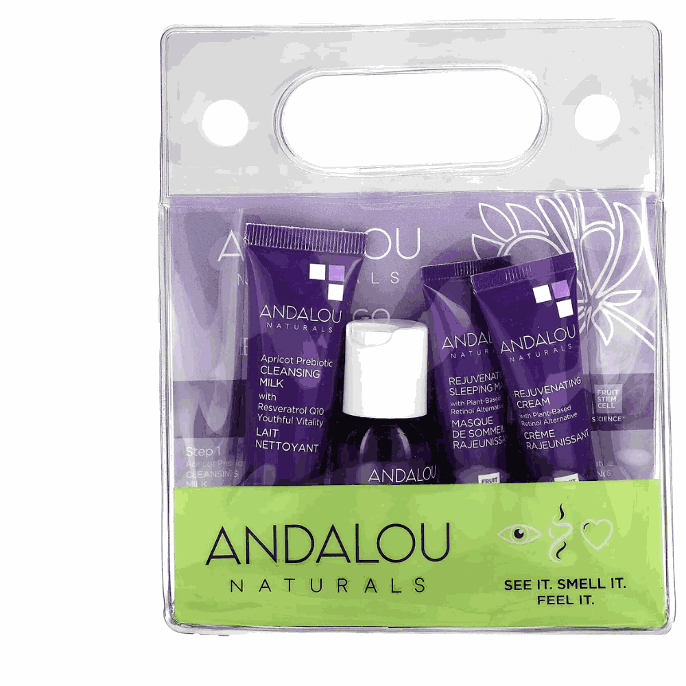 Andalou Naturals - On the Go Essentials Age Defying Routine Kit 4 pc