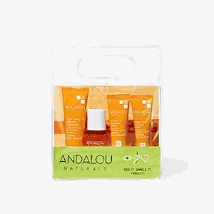 Andalou Naturals - On the Go Essentials Brightening Routine Kit 4 pc