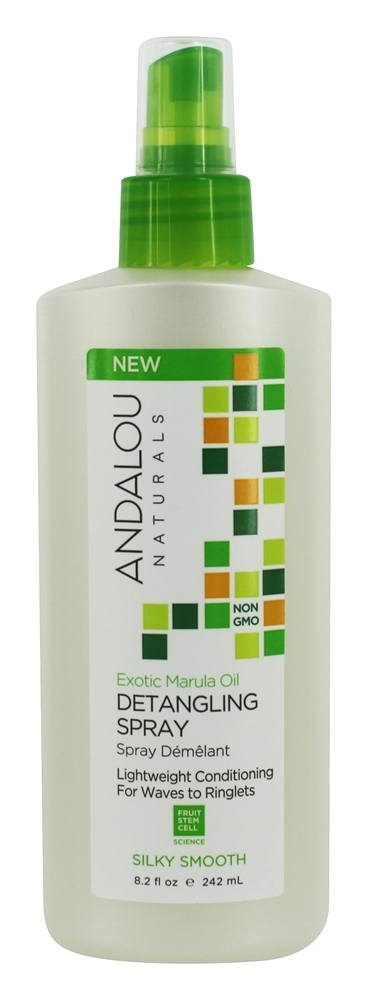 Andalou Naturals - Silky Smooth Detangling Spray Exotic Marula Oil  8.2 floz-OUT OF STOCK